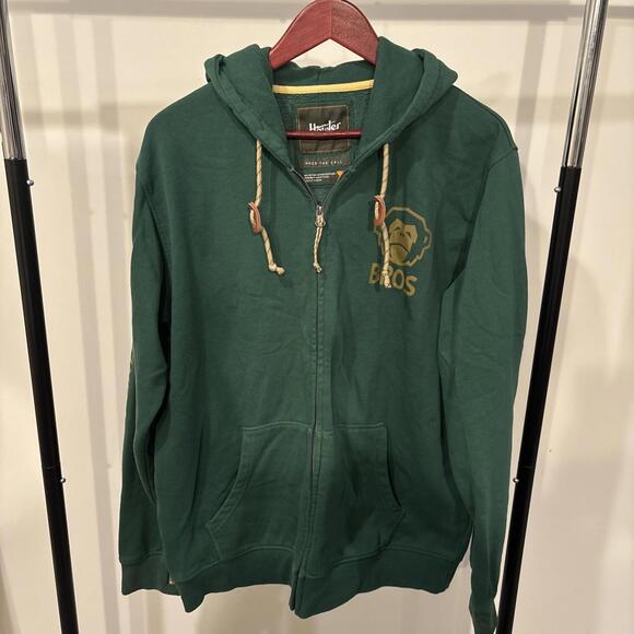 Howler Bros Brothers Hoodie Mens Size XL Green Pullover Sweatshirt - Picture 2 of 8